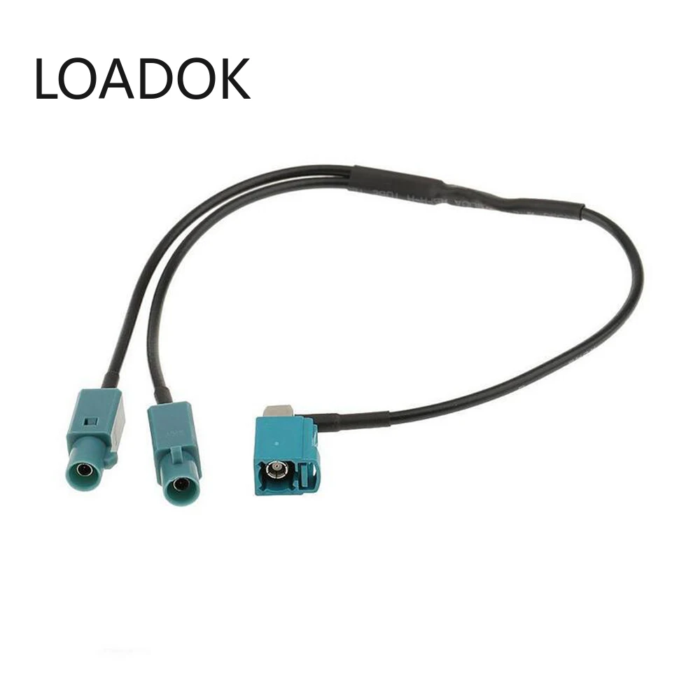 

One Fakra Female To Two Fakra Male Conversion Cable Radio Antenna Amplifier Adapter Connector Universal for BMW for VW