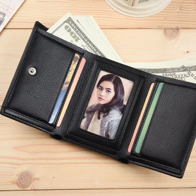 Новые 3 складной Для женщин Длинный кошелек в Корейском стиле практичный