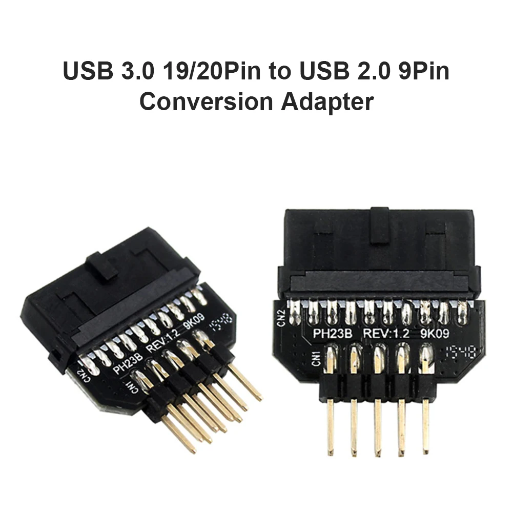 Материнская плата USB2.0 9-контактный на USB3.0 19pin разъем передней панели USB 3 0 19/20pin 2