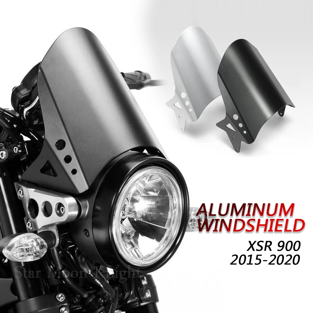 

Motorcycle Accessories Aluminum Windscreen Windshield Wind Shield Deflector For YAMAHA XSR 900 XSR900 2015 - 2018 2019 2020