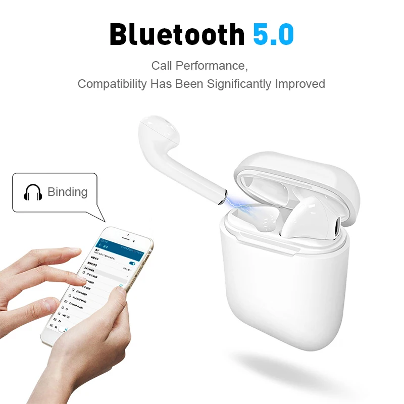 Bluetooth адаптер i11 Tws беспроводные Air Mini наушники гарнитуры I12 i9s для Appl Andorid телефона |