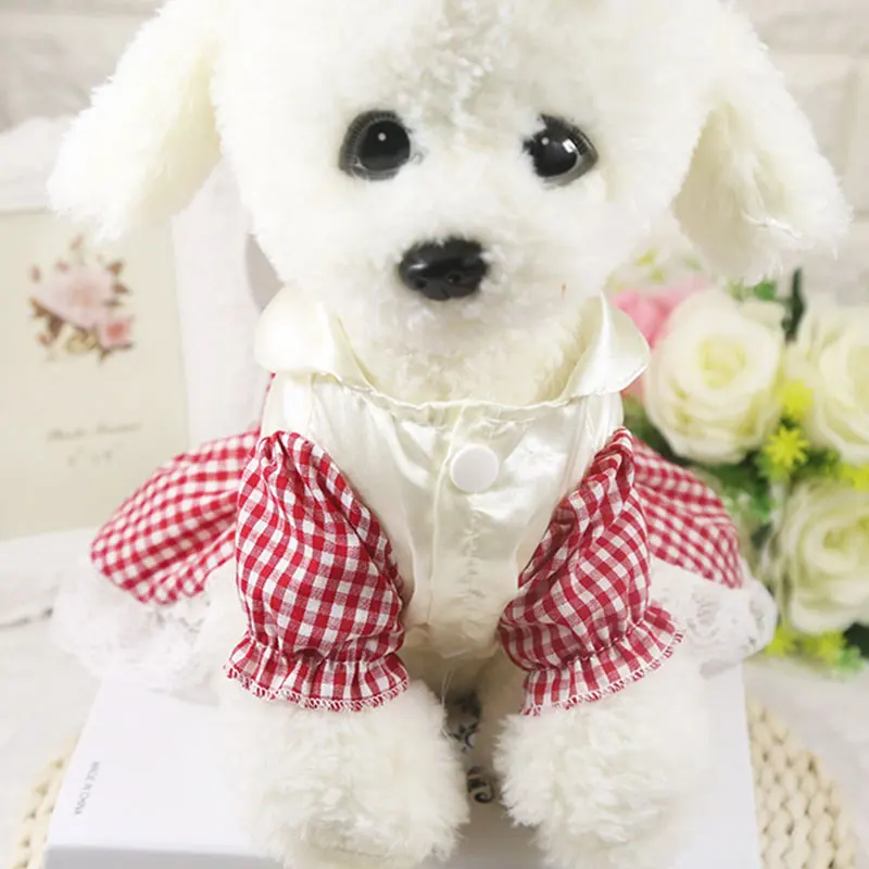 

XS-XXL Summer Pet Dog Dress Tutu Skirt Wedding Dog Dress Pet Princess Dresses Fashion Cute Bow Pet Clothes for Small Dogs Yorkie