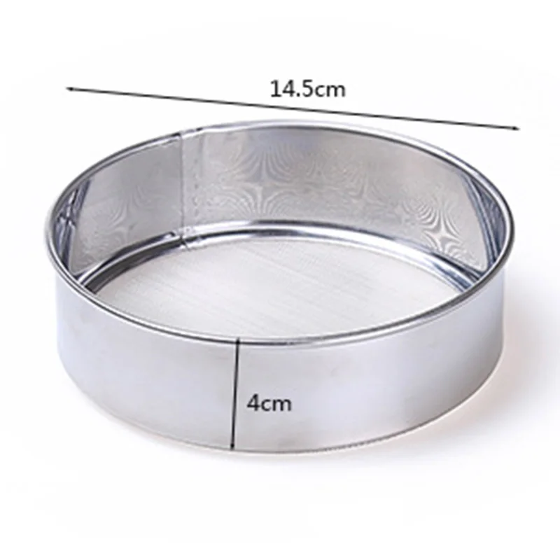 Высококачественное сито для муки из нержавеющей стали мелкая сетка ручное