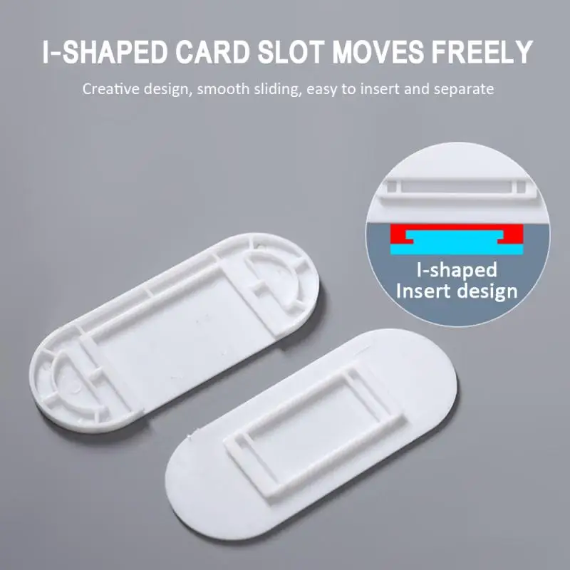 

16PC Row And Insert Holder Punch-free Wall Hanging Patch Panel Holder Storage Without Traces Socket Panel Paste Wall Sticker