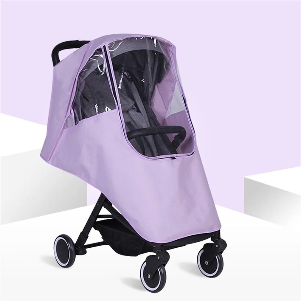 

Waterproof Baby Stroller Accessories Raincover Universal Carriages Cart Dust Rain Cover Infant Pushchairs Raincoat Windshield
