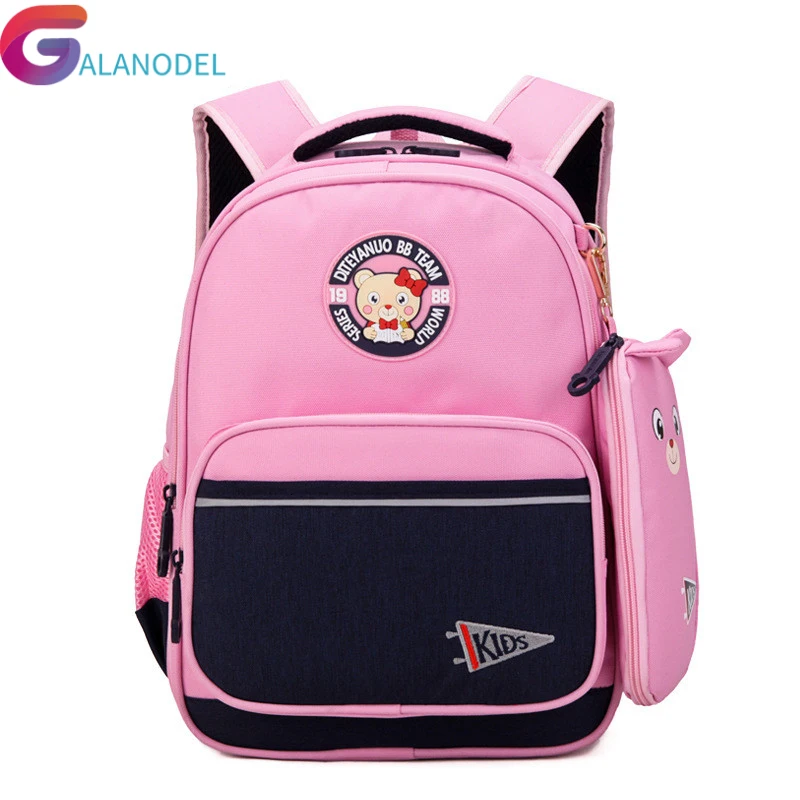 

Школьный рюкзак для девочек, Детские ранцы, ортопедические водонепроницаемые школьные портфели для учеников начальной школы
