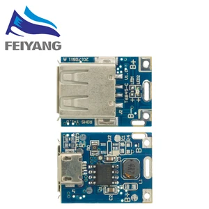 Повышающий Модуль питания для литий-полимерных аккумуляторов, защитная плата со светодиодным дисплеем, USB для зарядного устройства сделай сам 134N3P, 5 шт.лот, 5 В