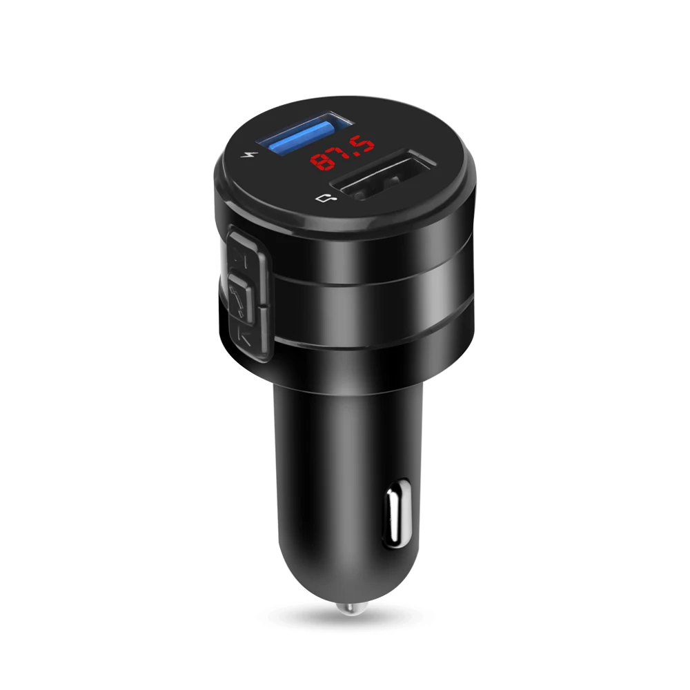 Беспроводной Bluetooth FM передатчик двойной USB AUX модулятор 3.1A автомобильное зарядное