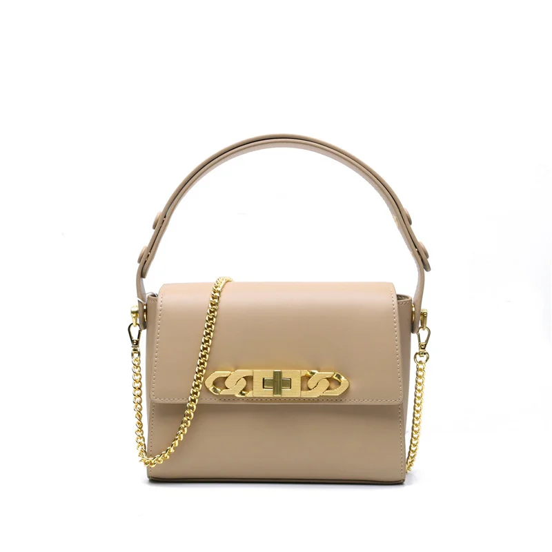 

Роскошная дизайнерская сумка через плечо из натуральной кожи с цепочкой, новинка 2021, модные женские сумки через плечо для женщин, сумки-тоут...