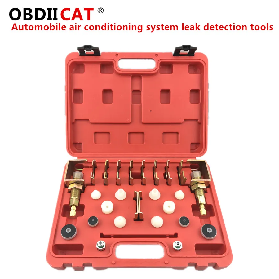 

OBDIICAT Automobile Air Conditioning System Leak Detection Tools Air Conditioning Refrigerant Pipeline