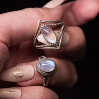 new womens fashion catwalk ring hot sale luminous stone horseeye gem ring