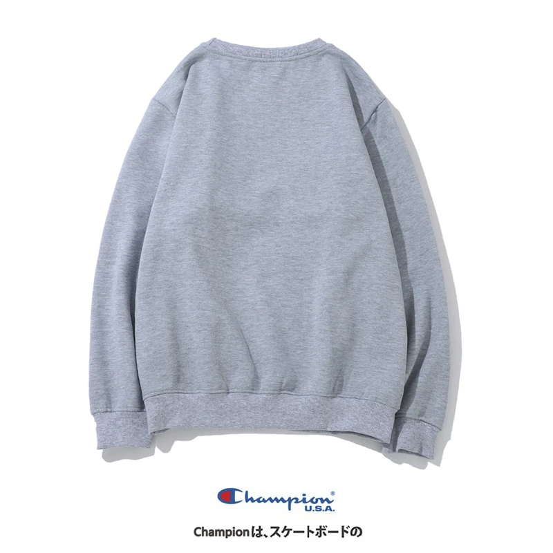 

M-3XL New Unisex Round Neck Sweatshirt Jacket Print Sportswear Cotton Long Sleeve Loose Sweater for Men and Women Plus Size