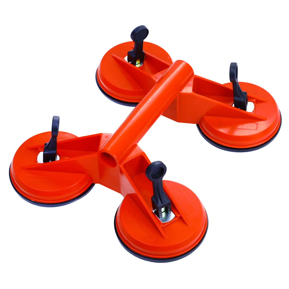 

Tile Mirror Glass Lifter Four Pad Strong Bearing Suction Cup Carrying Puller 120kg Hand Tool Practical Sucker Plate Granite