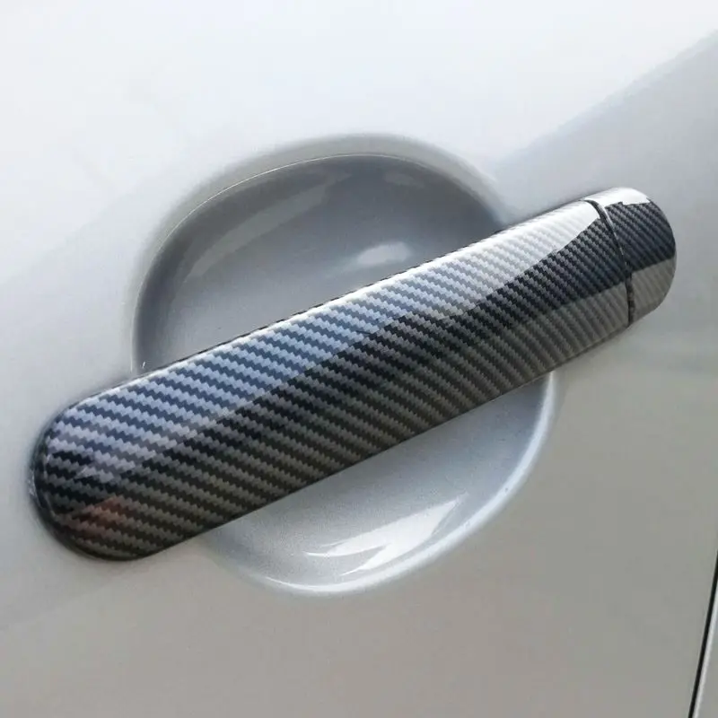 Для Skoda Superb Mk1 2001 2002 2003 2004 2005 2006 2007 2008 хромированные чехлы из углеродного волокна на