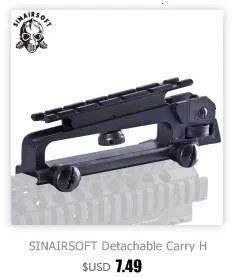 SINAIRSOFT 5th Gen SKS 5th Gen Hi-profile Integral See-thru Mount в комплекте с " кольцами MNT-640T5