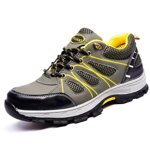 Mens Heavy Duty Safety Shoes With Steel Toe Cap Protective Footwear Outdoor Working Boots