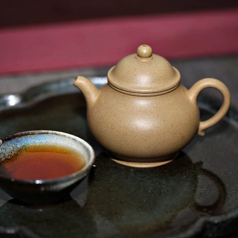 

Monohydrate hall selection a pot of run of mine ore brawl in clay pot of pure manual recommended Chen Hongzhen pan works