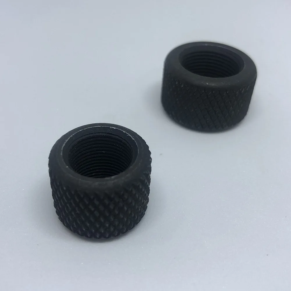 

.223 .308 Muzzle Brake Thread Protector 1/2x28 5/8x24 Pitch 1022 10/22 .750 Barrel End Thread Adaptor Hunting Accessories