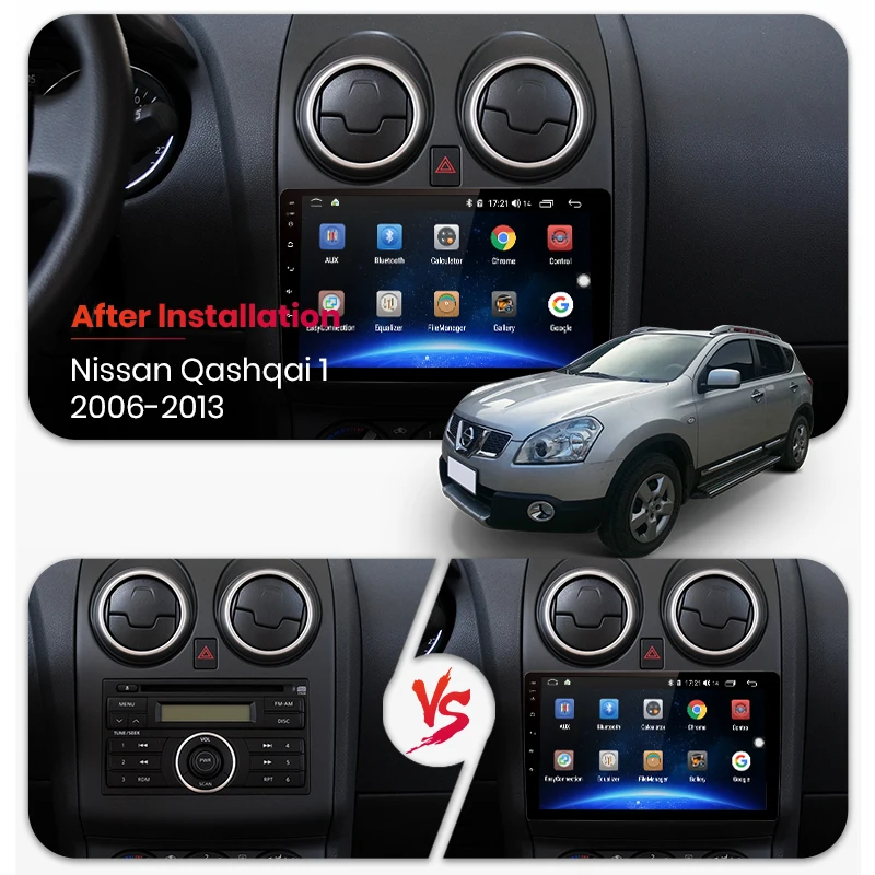 AWESAFE для Nissan Qashqai 2006-2013 J10 автомобильный Радио Мультимедиа Видео плеер gps DSP No 2din 2 din Android 9,0 4G+ 64G