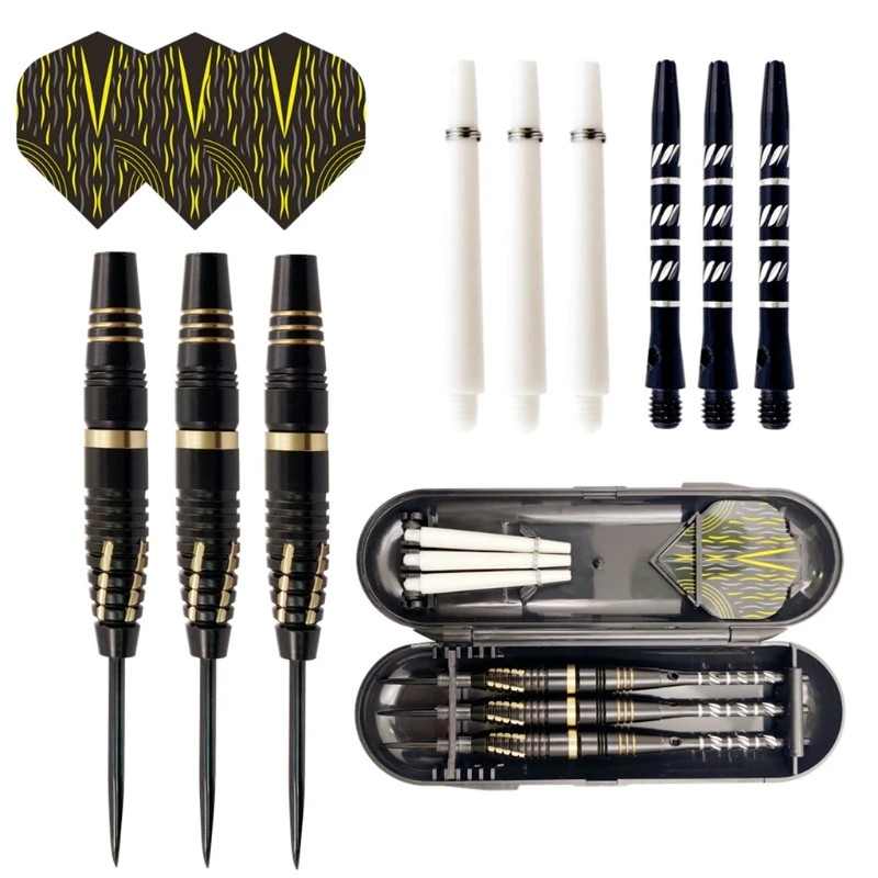 

3 Pcs Professional Competition Replaceable Sticks Needle Tip Darts Set with Storage Case Throwing Hard Dart