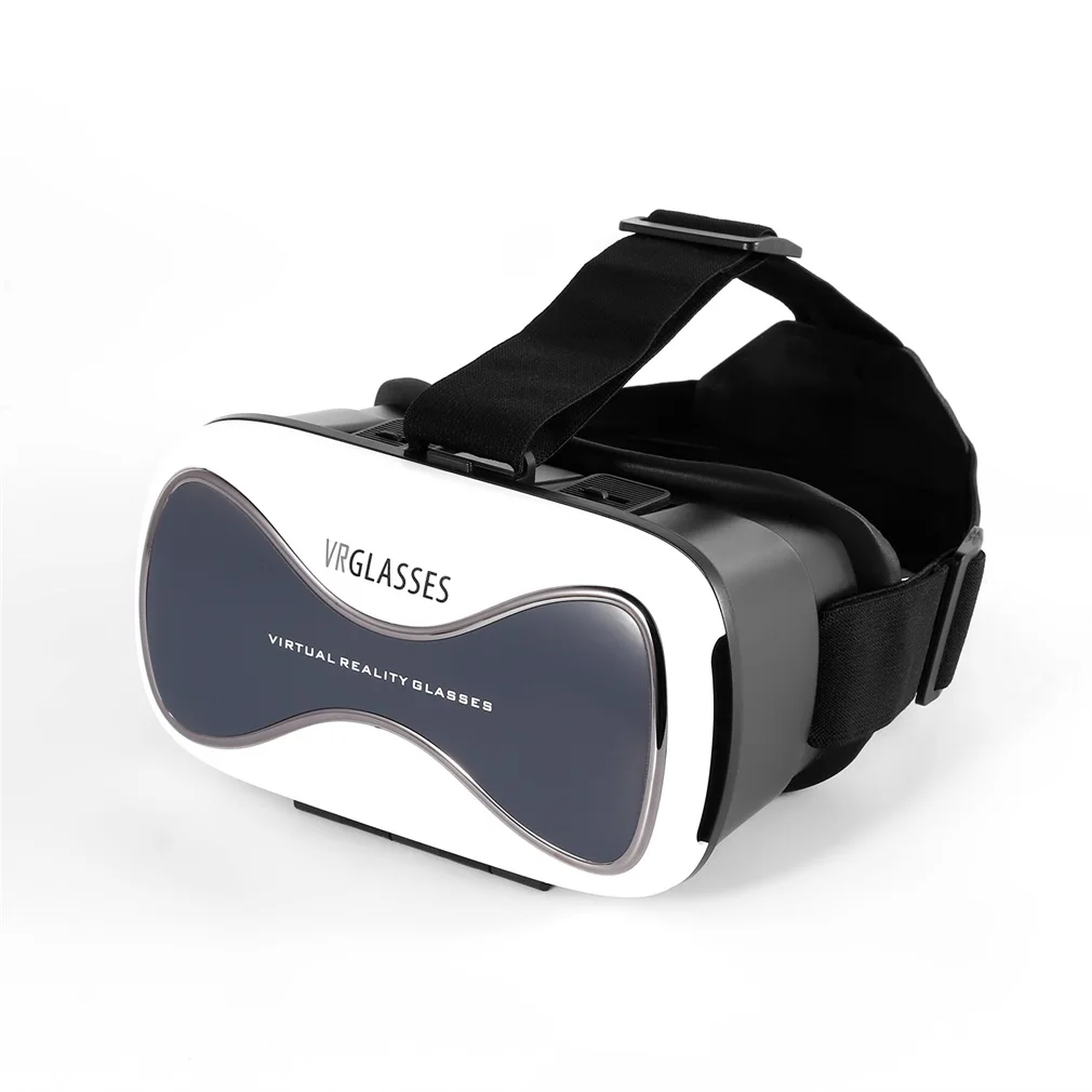 Spanish White Портативный VRD3 Очки виртуальной реальности шлем мой VR коробка Реалистичные 3D очки гарнитура картон для большинства смартфонов - Цвет: Spanish White