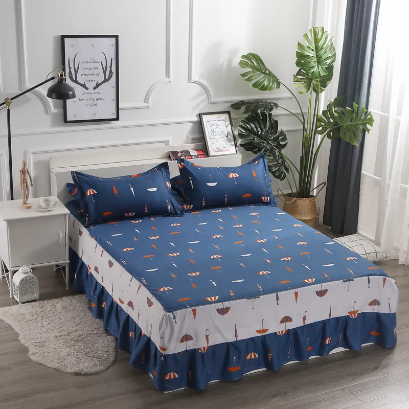 Постельное белье с геометрическим принтом постельное из 100% полиэстера домашний