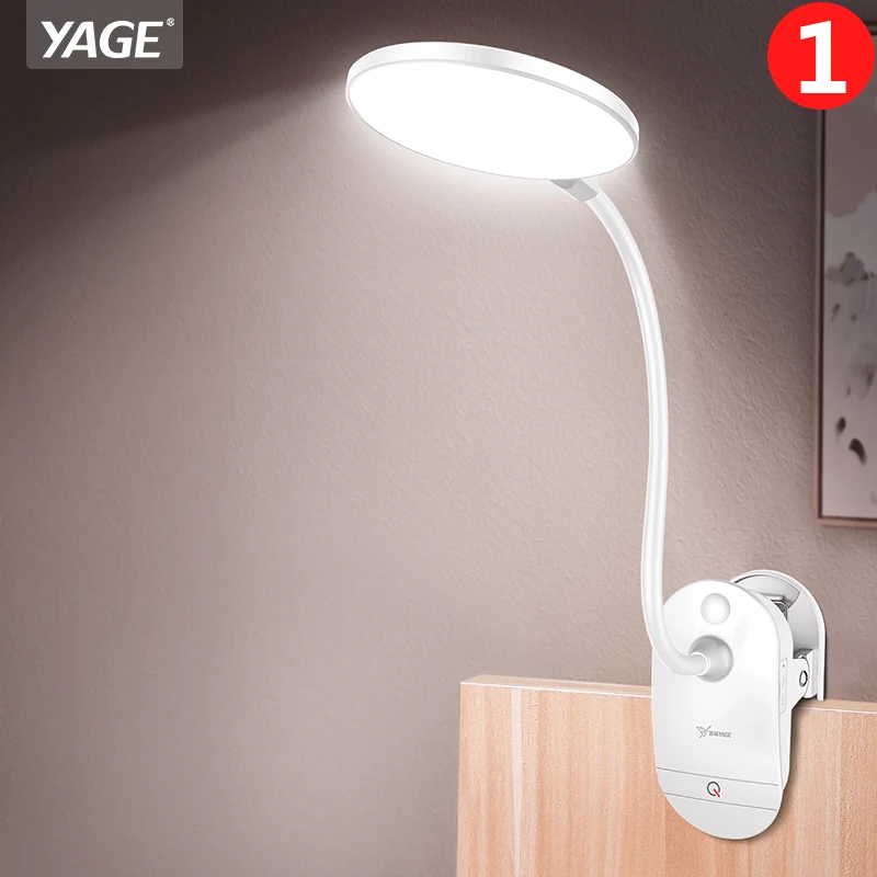 LED Touch Clip Настольная Лампа Чтение Диммер Аккумуляторная USB flexo Светодиодные Настольные Лампы настольная лампа 1200mAh