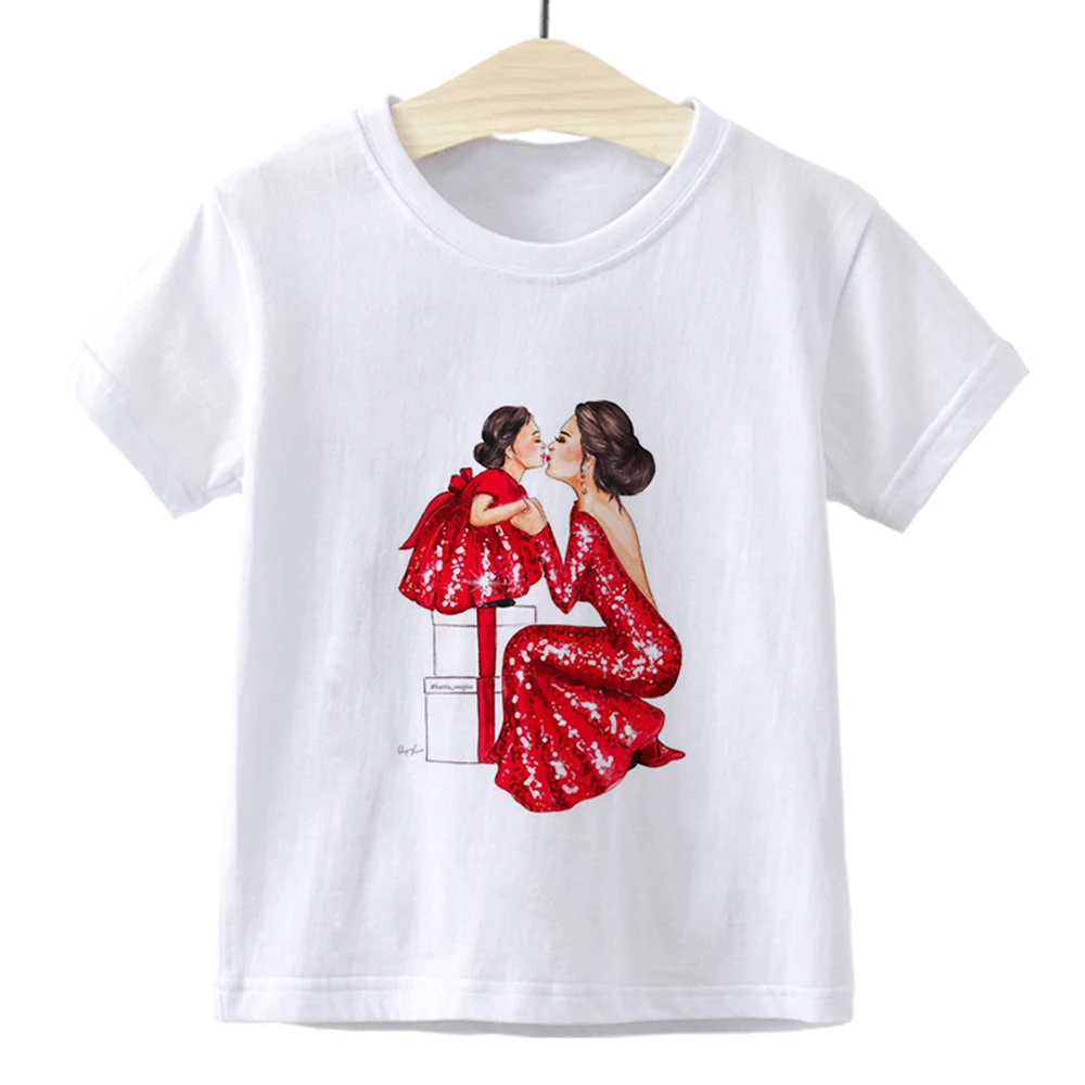 Футболка супер мама для детей модная новая детская футболка повседневная в стиле