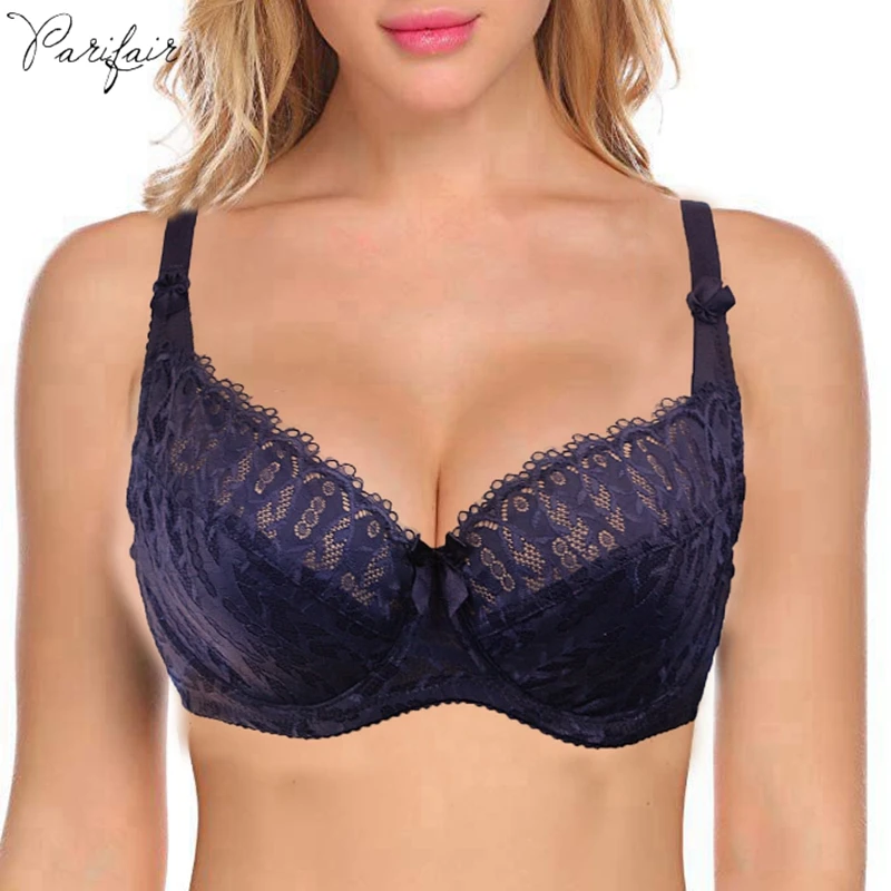 Бюстгальтер женский кружевной размера плюс C D E 75 80 85 90 95 100 | Женская одежда