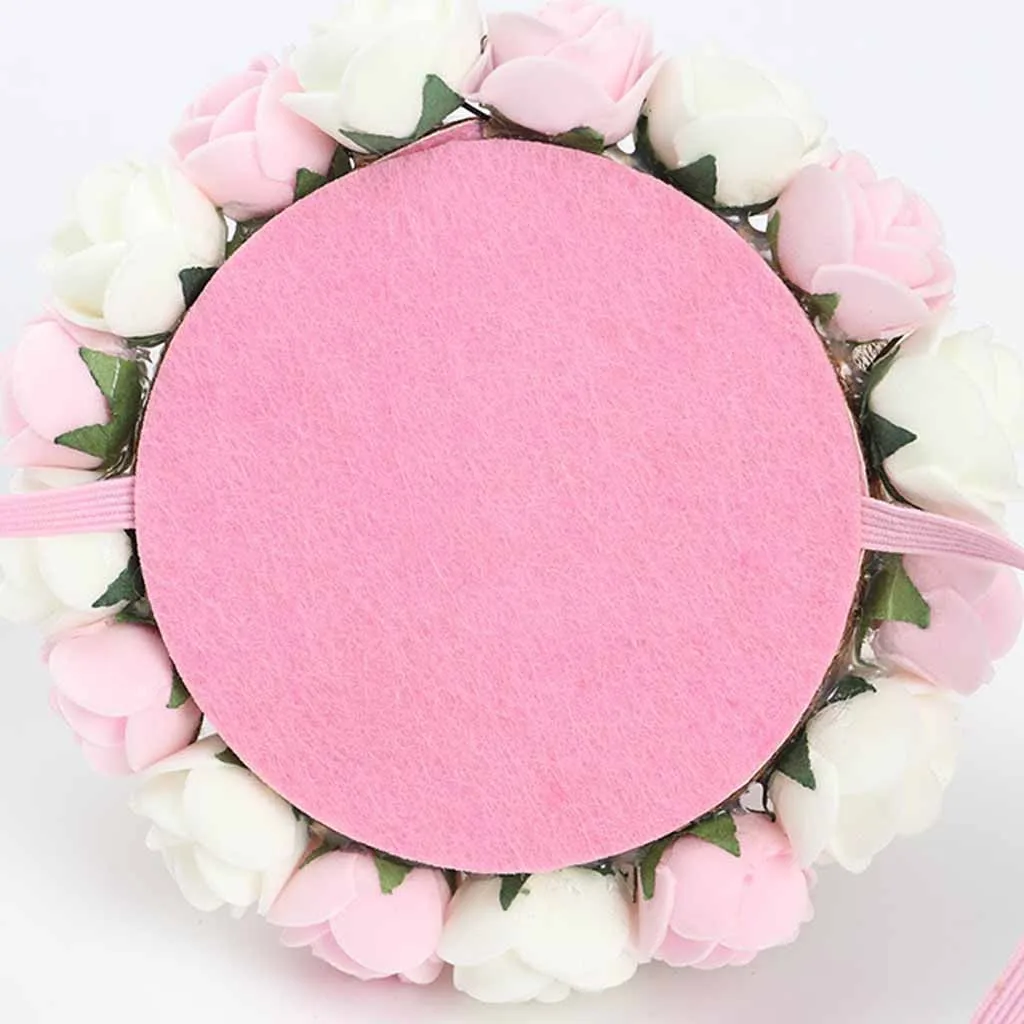 Детская Цветочная шляпа на день рождения цифровая детская Праздничная Корона