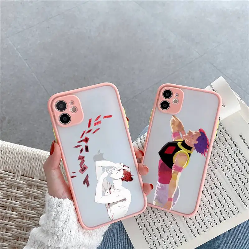 

Hisoka Anime Hunter X hunter Phone Case Matte Transparent For iPhone 12 Mini 11 Pro XR XS Max 7 8 Plus