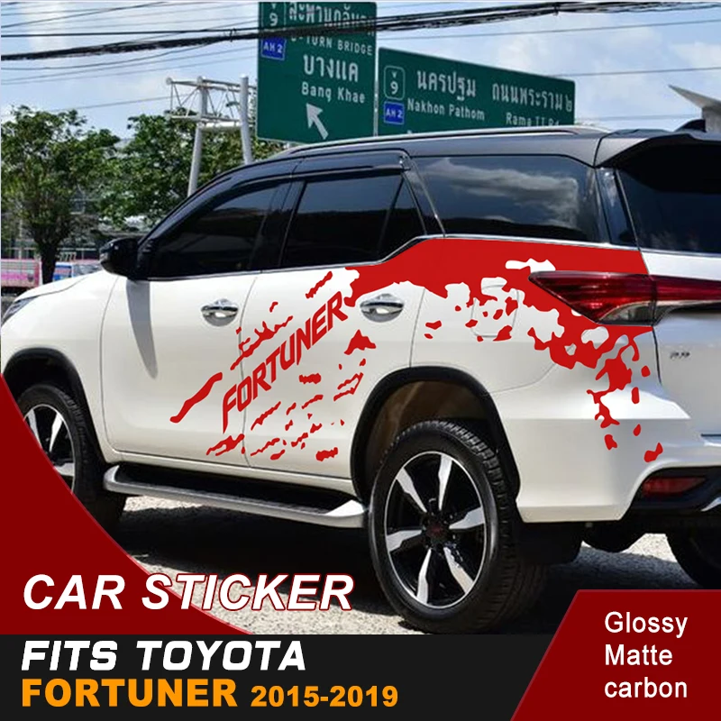 Виниловый фон для Toyota Fortuner 2015 2016 2017 2018 2019|Наклейки на автомобиль| |