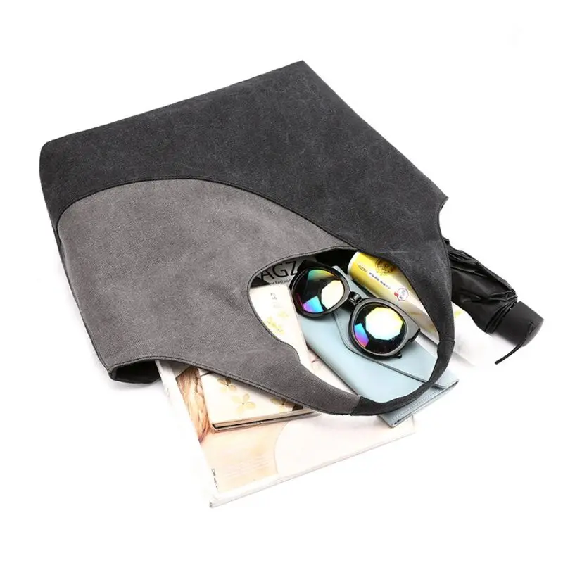 

Women Canvas Handbag Shoulder Ladies Purse Messenger Satchel Top Handle Tote Shopping Bag