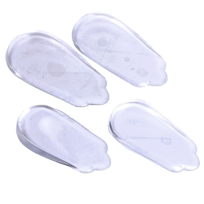 

1pair High Heel Inserts Silicon Gel Heel Cushion Insoles Soles Relieve Foot Pain Protectors Spur Support Shoe Pad Massager Foot