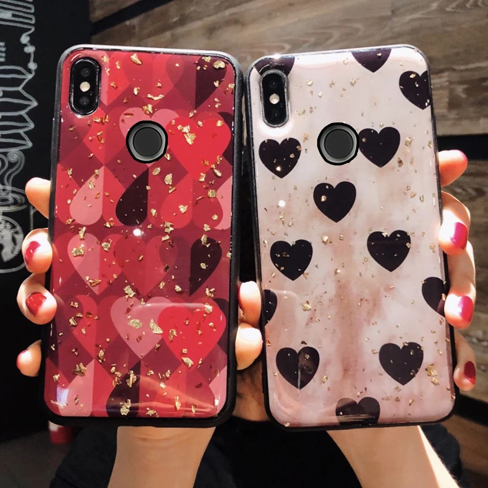 Блестящая задняя крышка телефона чехол для xiaomi redmi 7 7a note pro 7s a xiomi ksiomi силиконовые