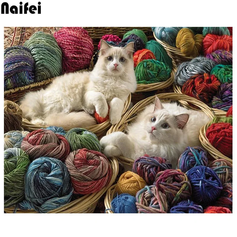 Алмазная живопись с изображением кошки алмазная вышивка сделай сам холст