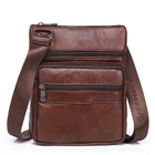 Сумка на плечо из натуральной кожи для мужчин, мессенджеры, модные роскошные маленькие мужские слинги с клапаном, KSK, 2019