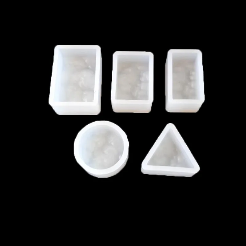 Popular1PC геометрическое ожерелье из силиконовой смолы изготовленное с помощью