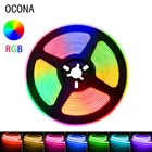 Светодиодная RGB лента с COB матрицей, декоративное освещение для стен, комнатного декора, цветная гибкая лента с 840-светодиодами, постоянный ток 24 В, 12 В, RGB лента для подсветки телевизора, геймера