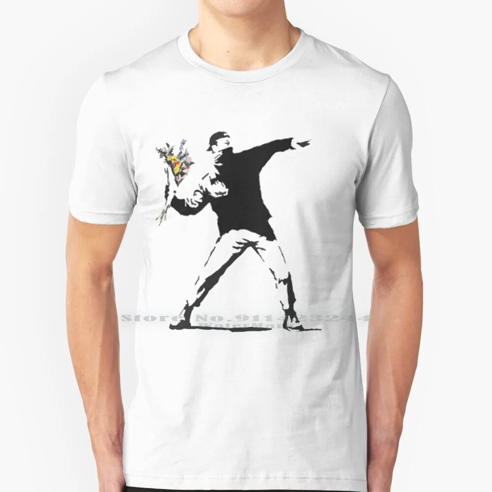 Трафарет Rage Flower Bomber Stencil 100% хлопок Женский трафарет для бросания уличная футболка