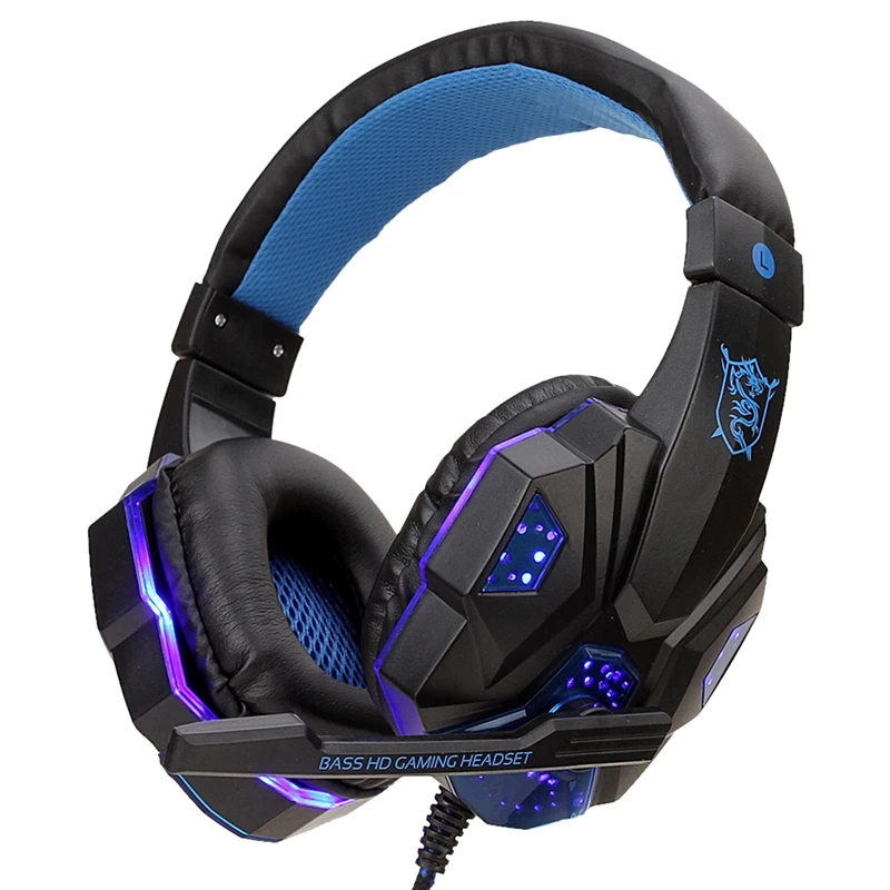 SY830 гарнитура проводные наушники игровая USB светящиеся геймеры стерео складные