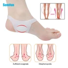 4 штнаборами по 2 пары с О-образным вырезом Тип коррекции стопы без тапки стельки подушки силиконовые стельки ортопедические вальгусной деформации большого пальца стопы! Ортопедическая накладка с регулятором дурака Поддержка D1256