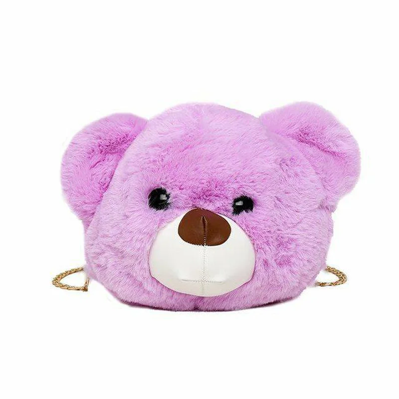Kawaii Bear сумка, плюшевые сумки, мягкая кукла, чучело, игрушки, 25 см., дикая сумка-мессенджер, сумка на цепочке, подарки для девочек, детский рюкзак DBB001