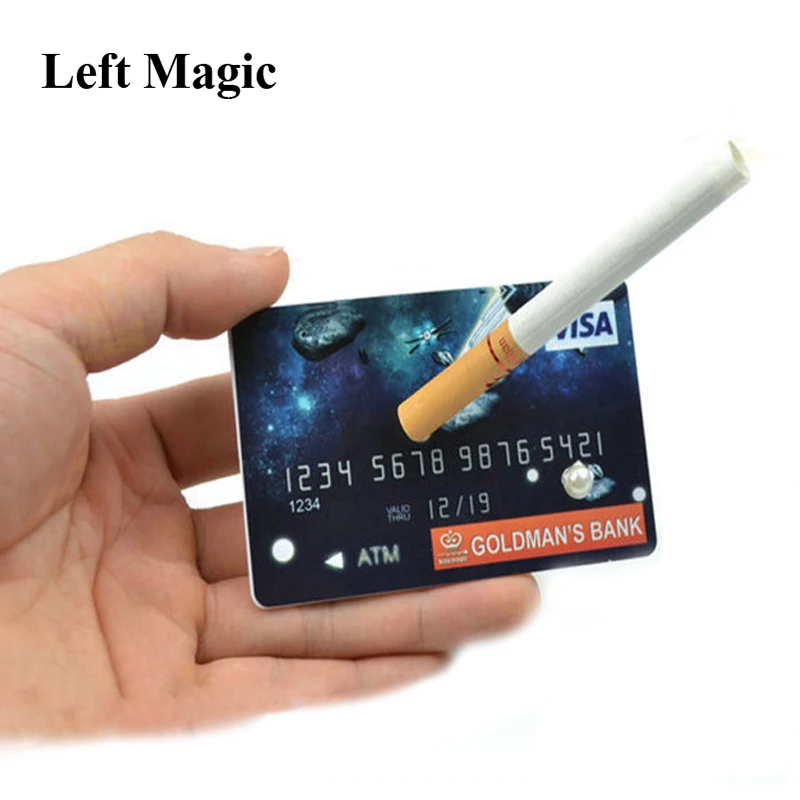 Кредитная карта плавающие сигареты Волшебные трюки подвесные кредитные карты