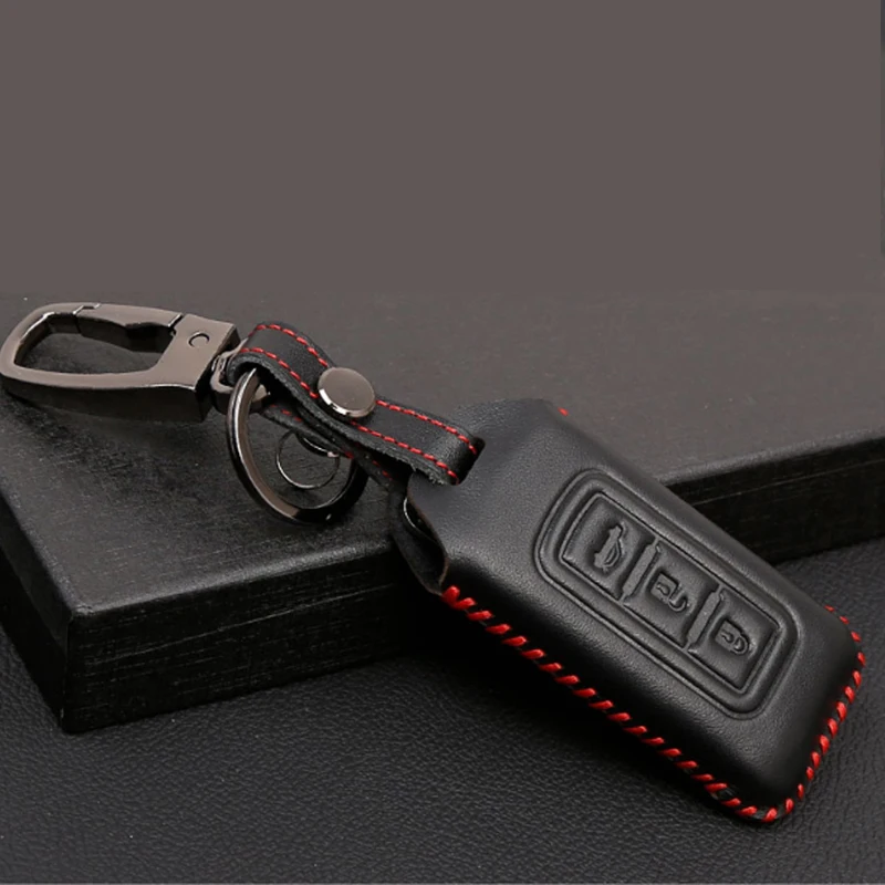 Модифицированные кнопки кожаный чехол для автомобильного ключа Mitsubishi outlander 2016 2017