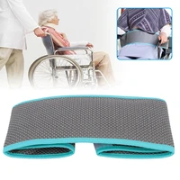 wheelchair safety waist belt adjustable patients cares seat strap for the elderly blue
