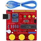 Плата разработки OPEN-SMART Red ATmega328P для самостоятельной сборки, модуль CH340 с драйвером и светодиодной кнопкой зуммера, совместима с Arduino