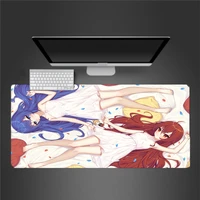 mrglzy anime girl gaming accessories pad computer keyboard desk mat household carpet pad waterproof non slip mouse pad 40x90cm
