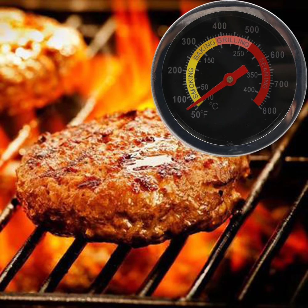 Нержавеющая сталь барбекю гриль газа термометр бытовой для духовки циферблат
