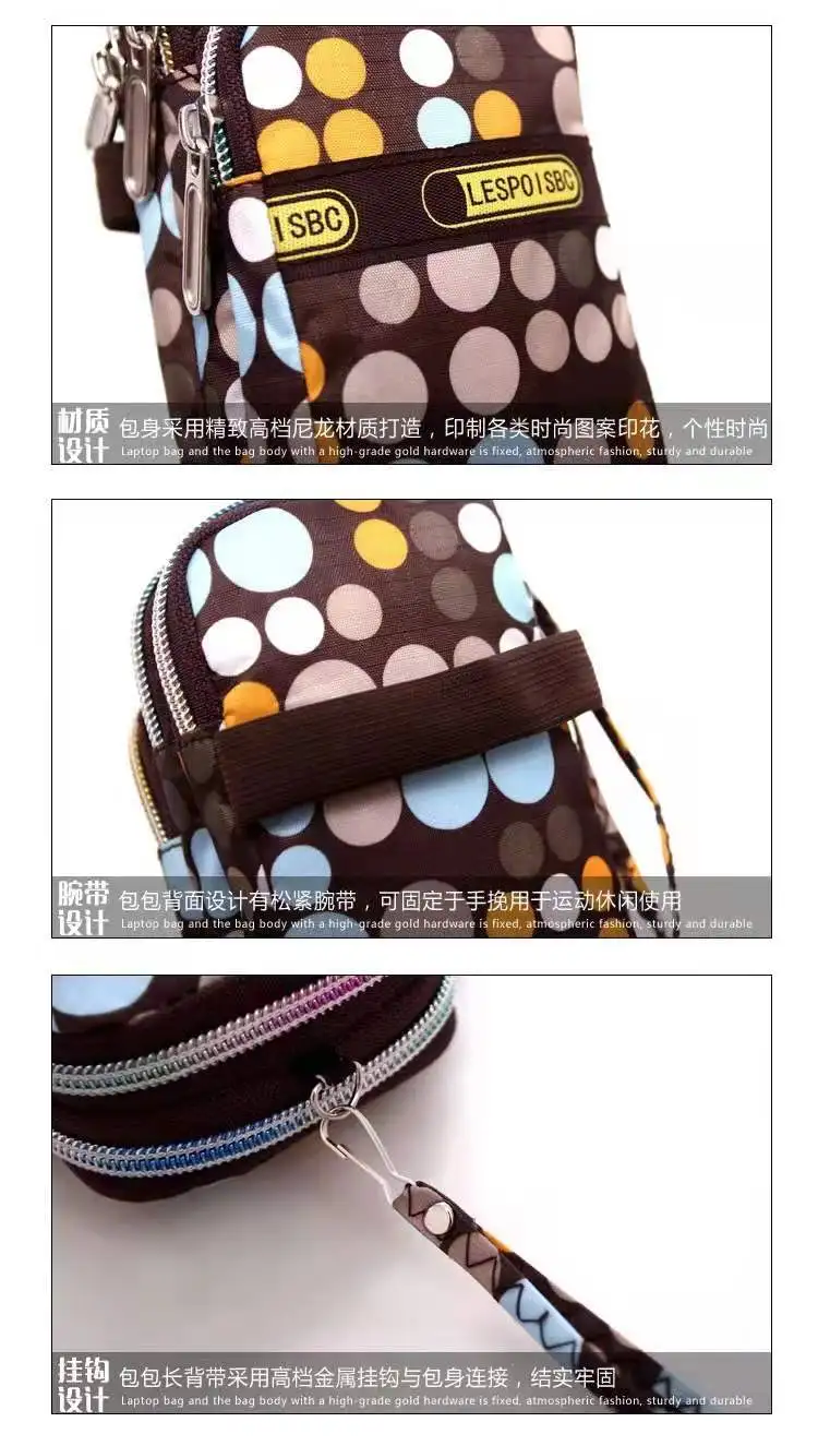 

2021 new running mobile phone sports cloth small bag waterproof three-purpose arm bag